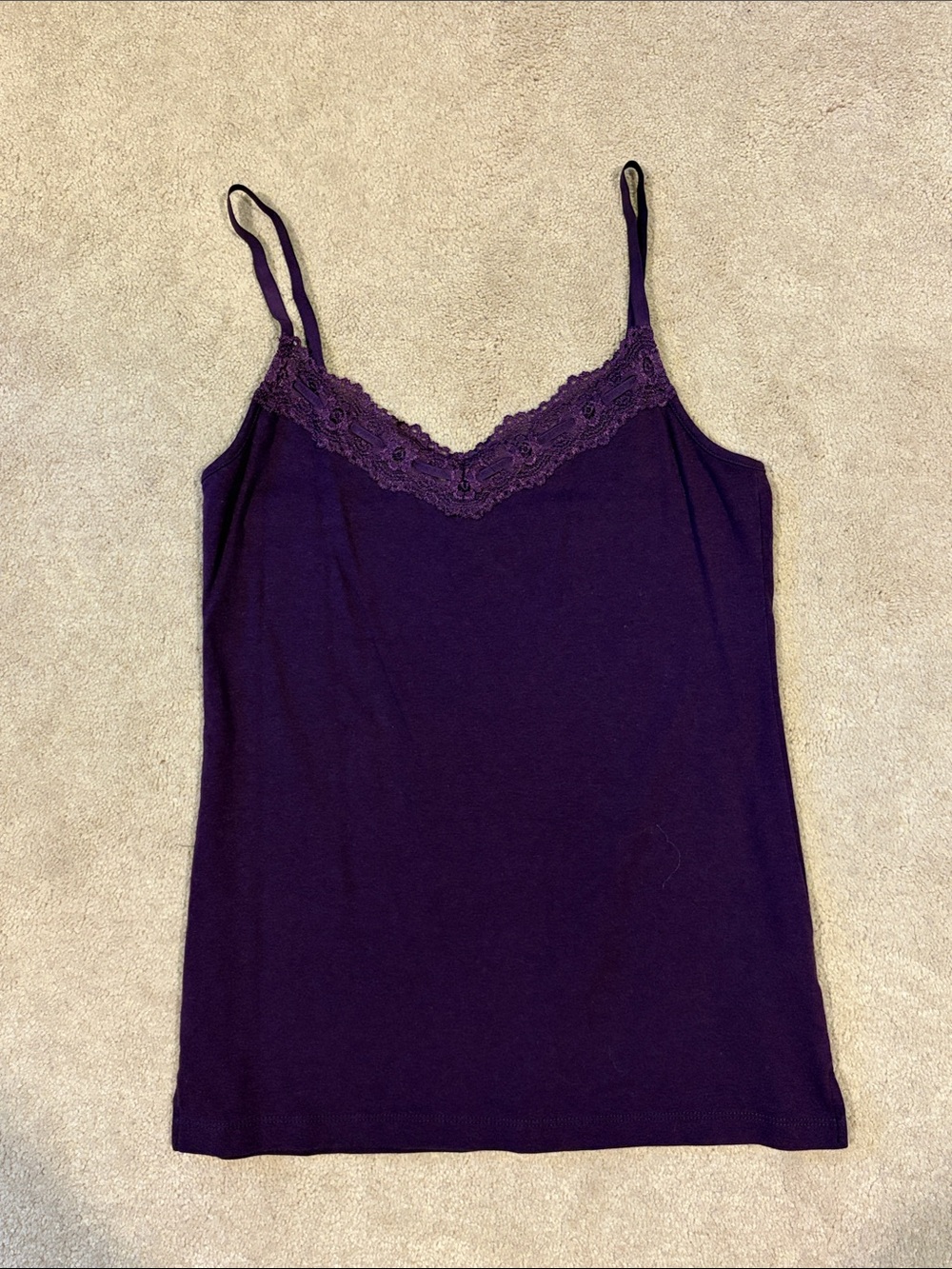 Tommy Hilfiger purple lace tank